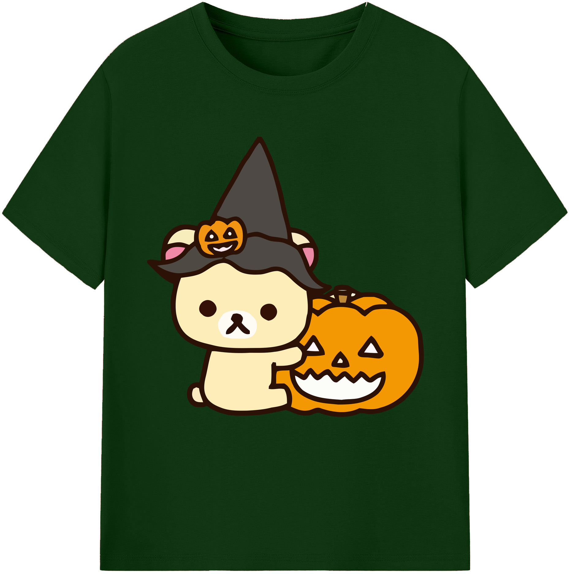 （画像用） リラックマ リラックマ キイロイトリ Rilakkuma Korilakkuma Kiiroitori 綿100％半袖Tシャツ（フロントプリント）